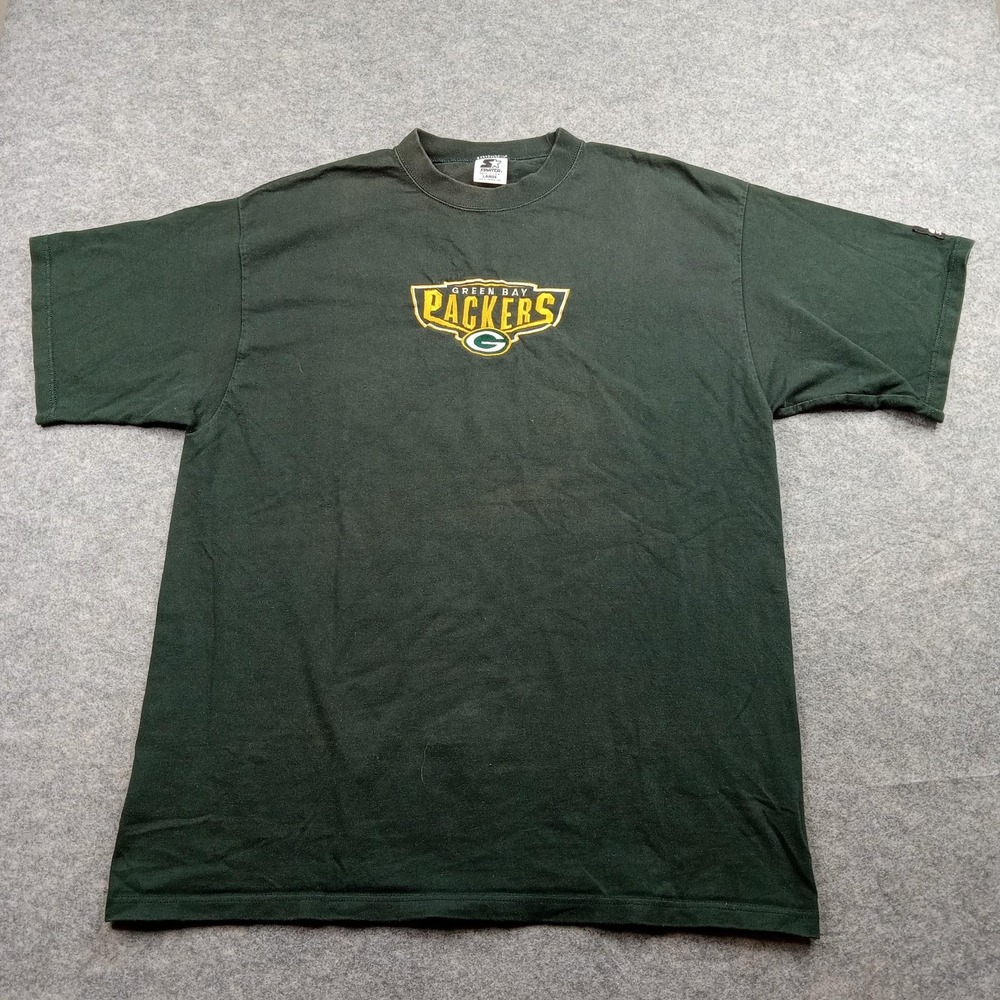 Vintage‎ Green Bay Packers Shirt Mens Large NFL Football T-Shirt Starter 90s